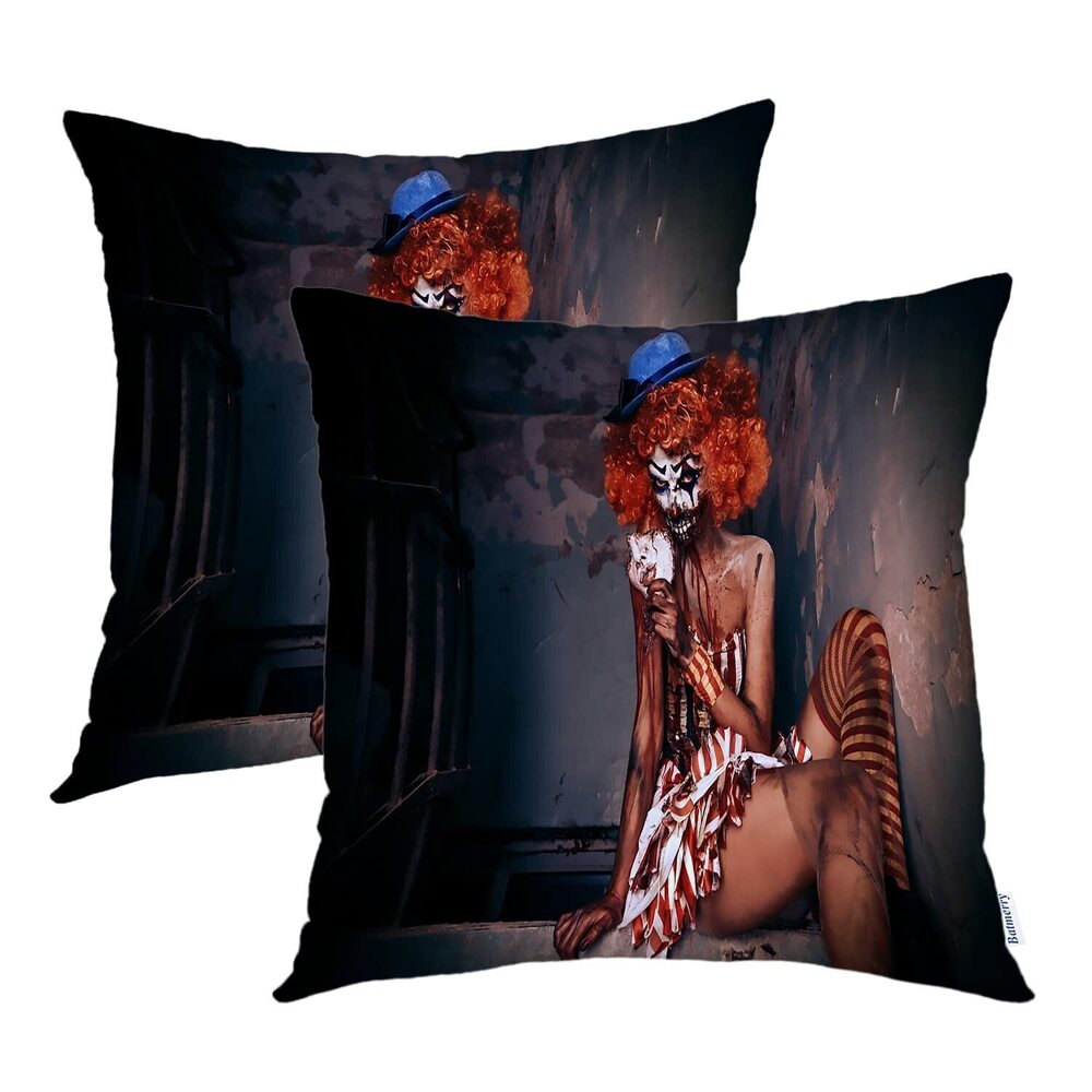 7402 Halloween/Thanksgiving Theme Decorations Pillow Covers 18x18 Inch